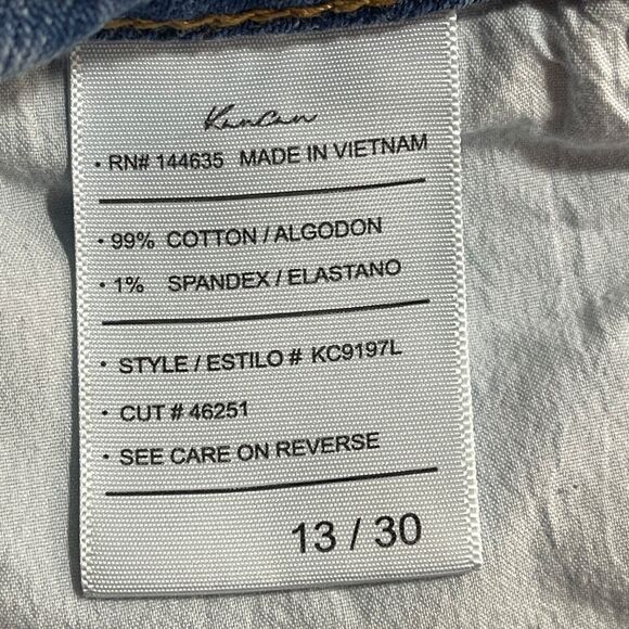 KanCan Womens Lewisburg High Rise Mom Jeans 13/30 Distressed Stretch KC9197L - Picture 4 of 8